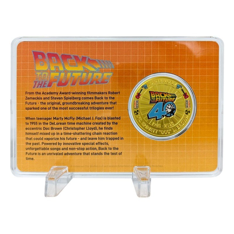 Retour vers le futur pièce de collection 40th Anniversary Limited Edition | 5060948296489