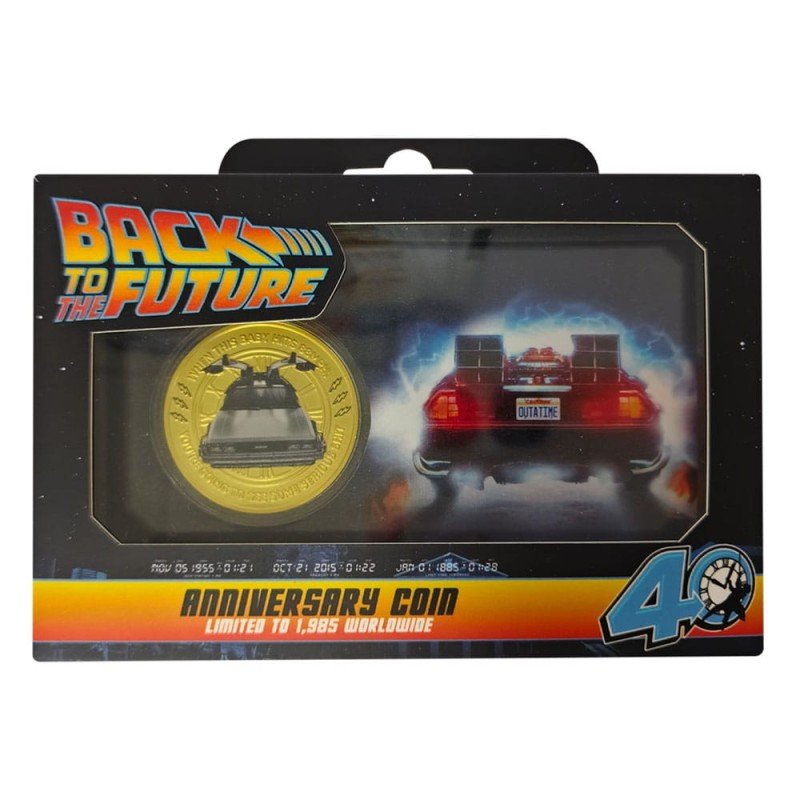 Retour vers le futur pièce de collection 40th Anniversary Limited Edition | 5060948296489