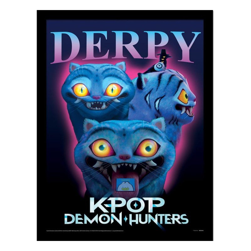 KPop Demon Hunters poster encadré Collector Print Derpy | 5063457072032