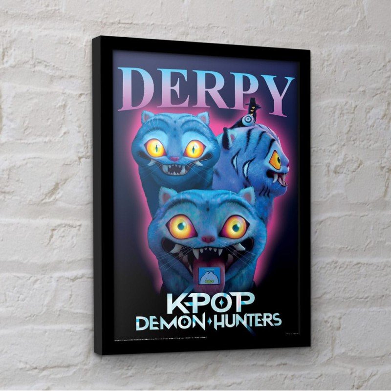 KPop Demon Hunters poster encadré Collector Print Derpy | 5063457072032