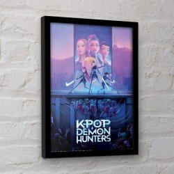KPop Demon Hunters Collector Print Framed Poster Movie Key Art | 5063457072063