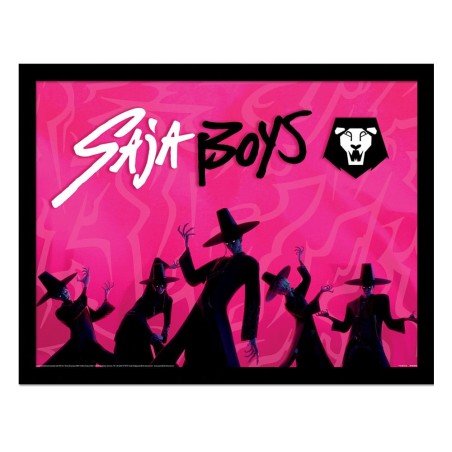 KPop Demon Hunters Collector Print Framed Poster Saja Boys Idol | 5063457072070