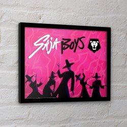 KPop Demon Hunters Collector Print Framed Poster Saja Boys Idol | 5063457072070