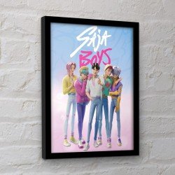 KPop Demon Hunters poster encadré Collector Print Saja Boys | 5063457072087