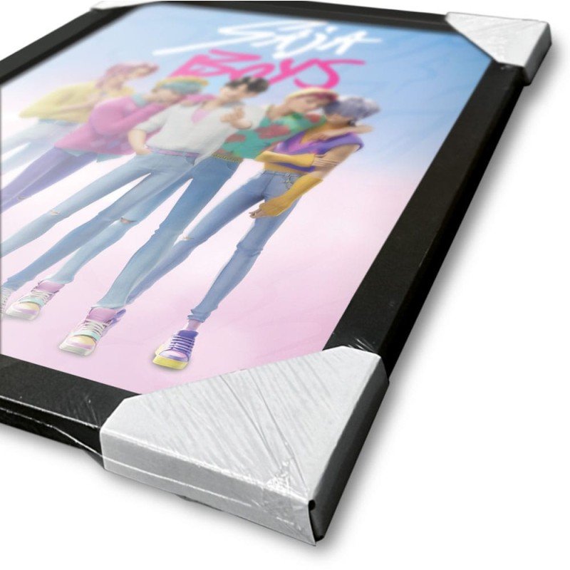 KPop Demon Hunters Collector Print Framed Poster Saja Boys | 5063457072087