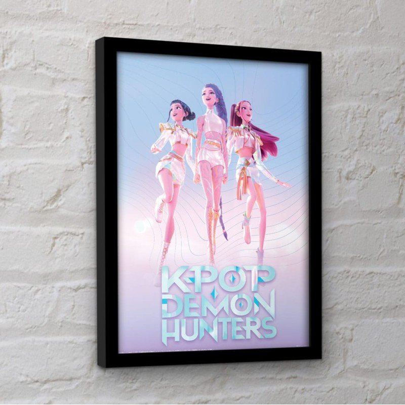 KPop Demon Hunters poster encadré Collector Print Trio | 5063457072094