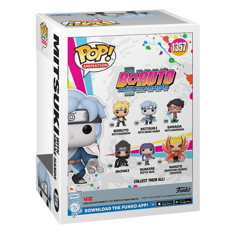 Boruto: Naruto Next Generations Figure Funko POP! Animation Vinyl Mitsuki with snake hands 9 cm