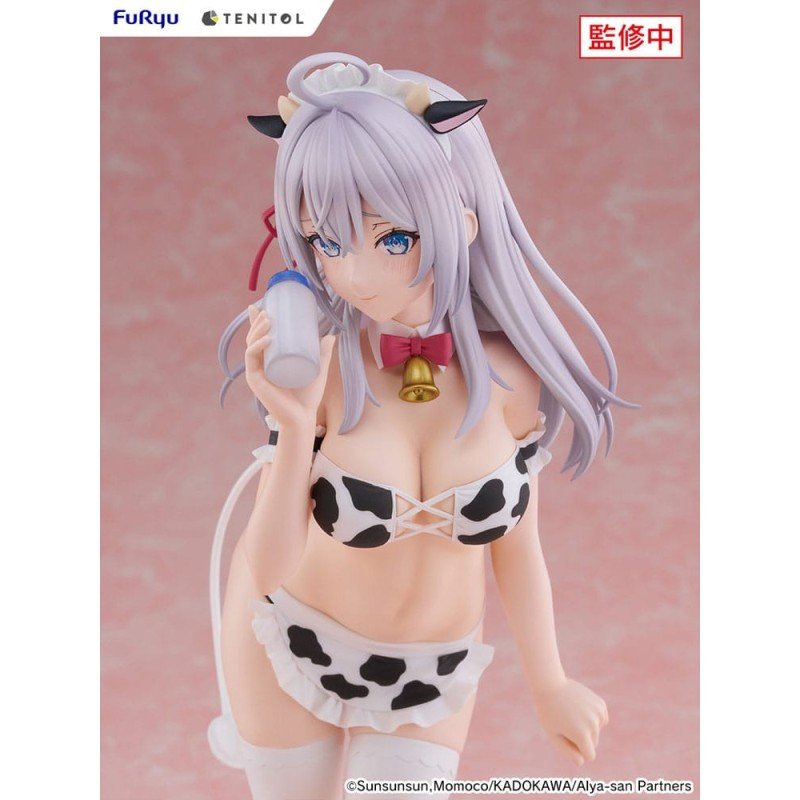 Alya Sometimes Hides Her Feelings in Russian statuette PVC Tenitol Tall Alya Cow Costume Ver. 29 cm | 4580736407480
