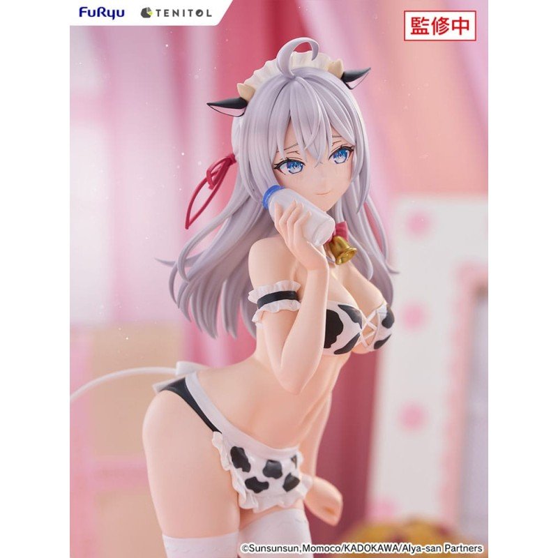 Alya Sometimes Hides Her Feelings in Russian statuette PVC Tenitol Tall Alya Cow Costume Ver. 29 cm | 4580736407480