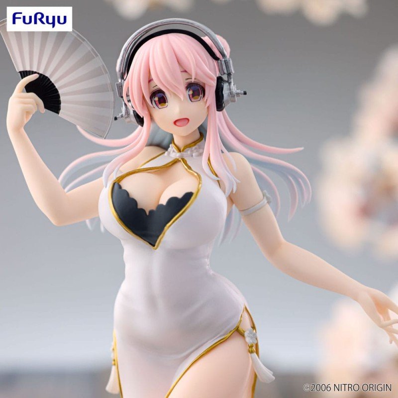 Super Sonico statuette PVC Trio-Try-iT White China Dress Ver. 21 cm | 4571623506737