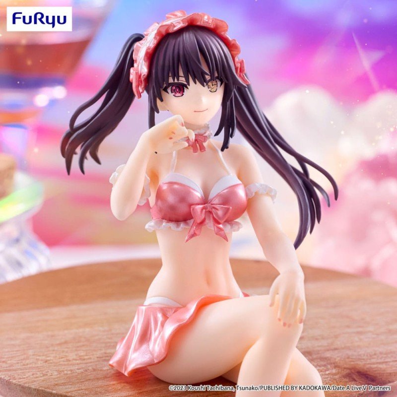 Date A Live V statuette PVC Noodle Stopper Kurumi Tokisaki Swimsuit Pastel Red Color Ver. 15 cm | 4571623506751