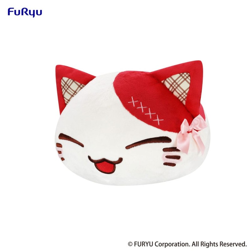 Nemuneko Cat peluche Sweet Big Plush Red 35 cm | 4571623507826