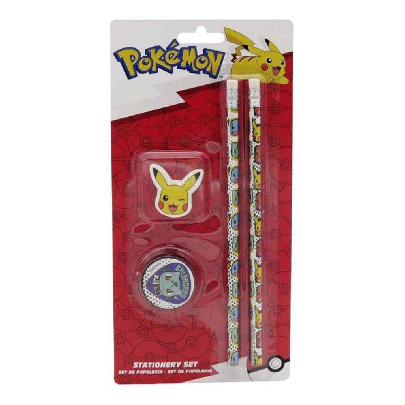 Pokémon set de papeterie 4 pièces | 8426842094892