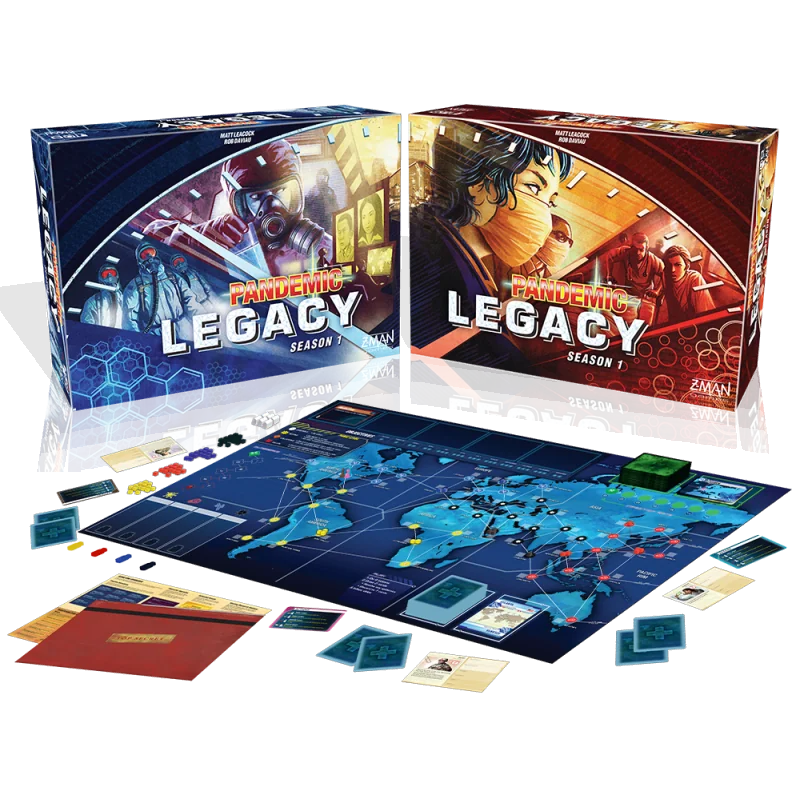 Engelse versie
Game : Pandemic Legacy - Seizoen 1 - Blue Box
Uitgever: Z-Man Games