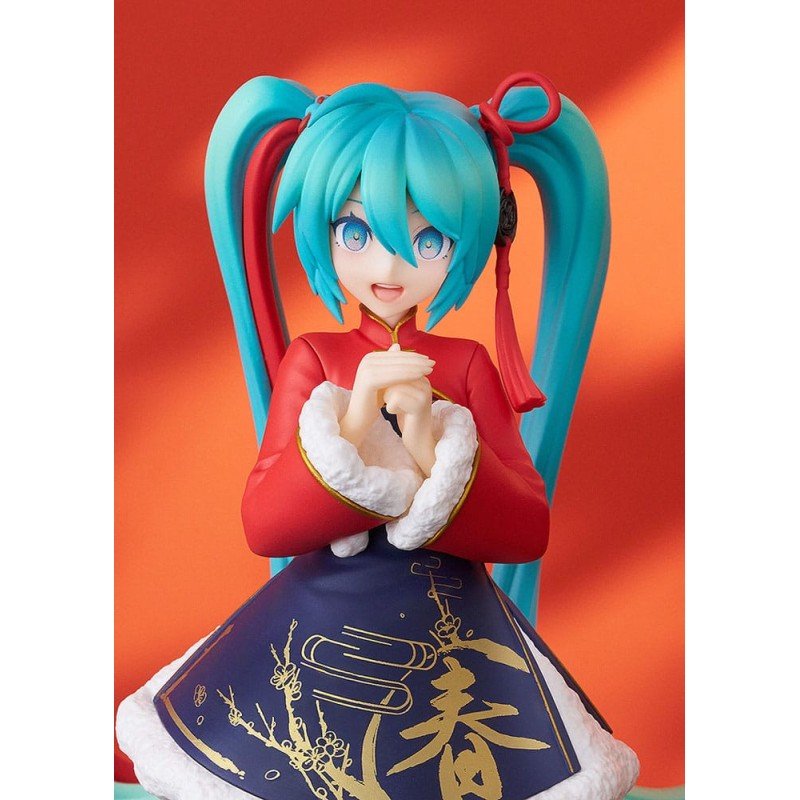 Character Vocal Series 01: Hatsune Miku Pop Up Parade PVC Statue Hatsune Miku: Sourxuan Chinese New Year Ver. 17 cm | 4571697184336