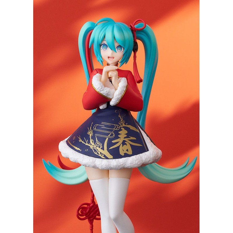 Character Vocal Series 01: Hatsune Miku Pop Up Parade PVC Statue Hatsune Miku: Sourxuan Chinese New Year Ver. 17 cm | 4571697184336