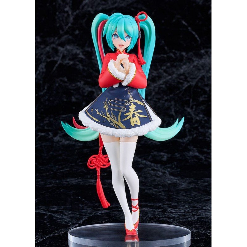 Character Vocal Series 01: Hatsune Miku Pop Up Parade PVC Statue Hatsune Miku: Sourxuan Chinese New Year Ver. 17 cm | 4571697184336