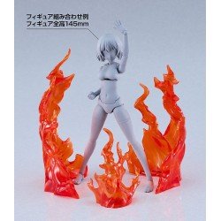 Original Character accessoires pour figurines The Simple Effect Flames: Red | 4580828660786