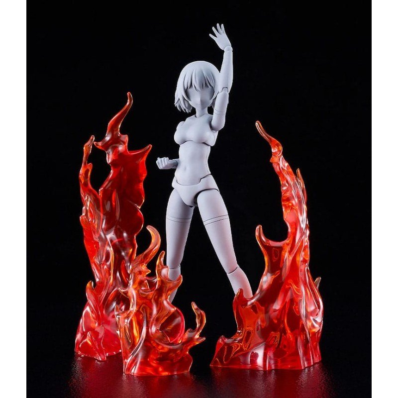 Original Character accessoires pour figurines The Simple Effect Flames: Red | 4580828660786