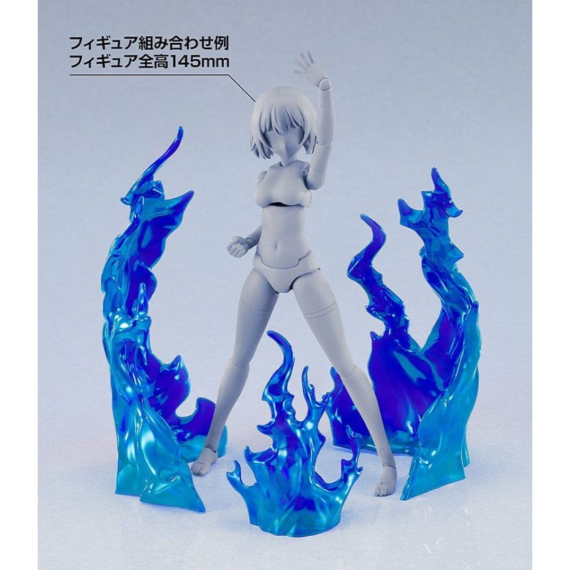 Original Character accessoires pour figurines The Simple Effect Flames: Blue | 4580828660793