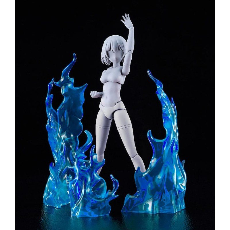 The Simple Effect Parts for Figures Flames: Blue | 4580828660793