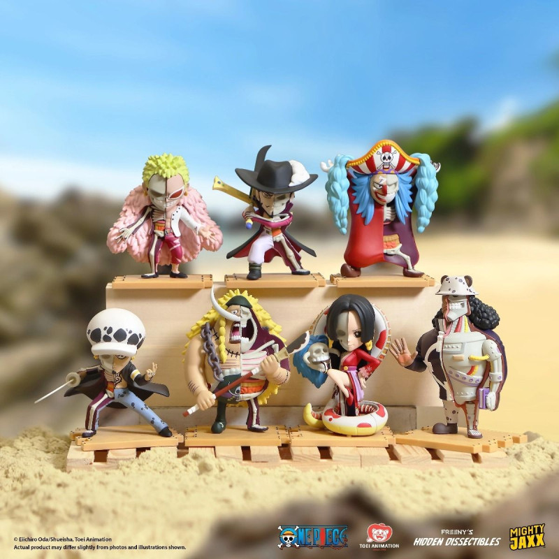 One Piece - PVC Figuur Mighty Jaxx - Freeny's Hidden Dissectibles Series 4 (Warlord Edition)