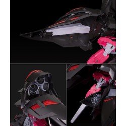 Martian Successor Nadesico: The Motion Picture - Prince of Darkness figurine Moderoid Plastic Model Kit Black Sarena 19 cm | 4580828662643