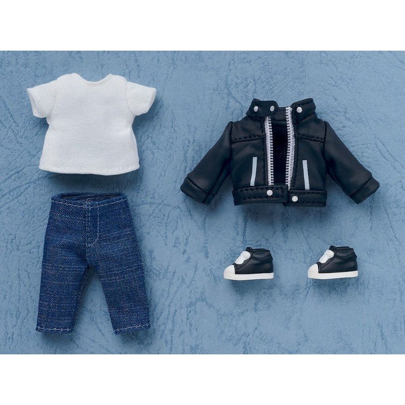 Nendoroid Doll accessoires pour figurines Outfit Set Leather Jacket (Black) | 4580828662681