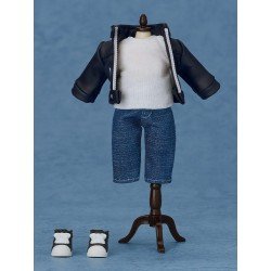 Nendoroid Doll accessoires pour figurines Outfit Set Leather Jacket (Black) | 4580828662681