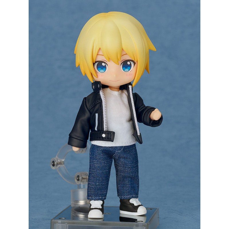 Nendoroid Doll accessoires pour figurines Outfit Set Leather Jacket (Black) | 4580828662681