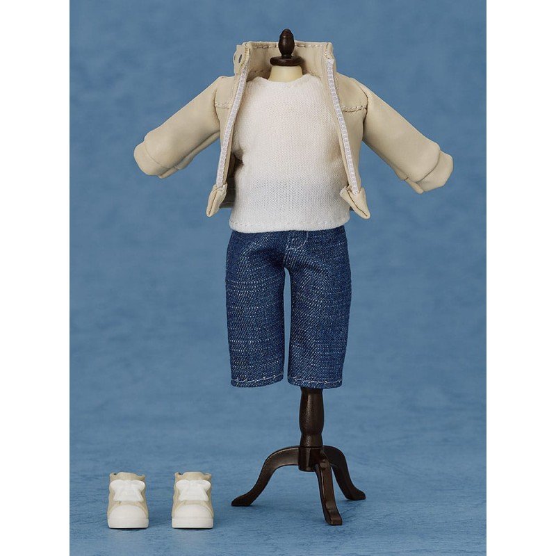Nendoroid Doll Figures Outfit Set: Leather Jacket (Ivory) | 4580828662698
