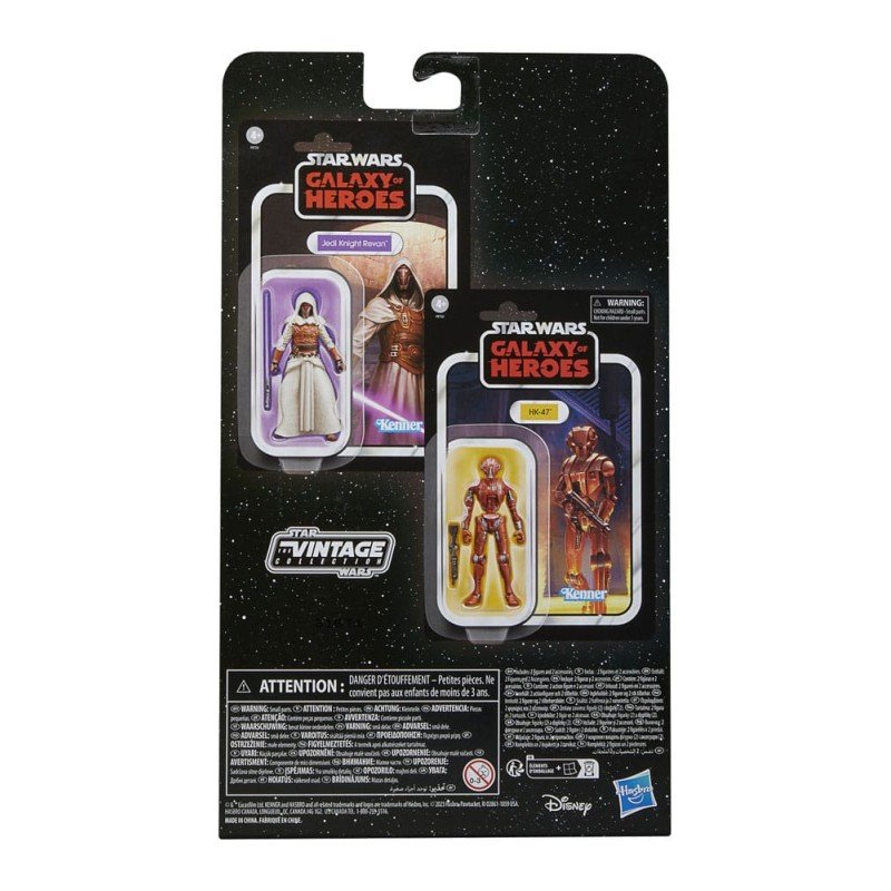 Star Wars: Galaxy of Heroes Vintage Collection pack 2 figurines Jedi Knight Revan & HK-47 10 cm | 5010996181657