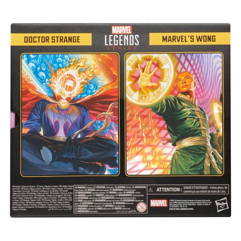 Doctor Strange Marvel Legends pack 3 figurine Doctor Strange, Wong & Bats 15 cm | 5010996246578