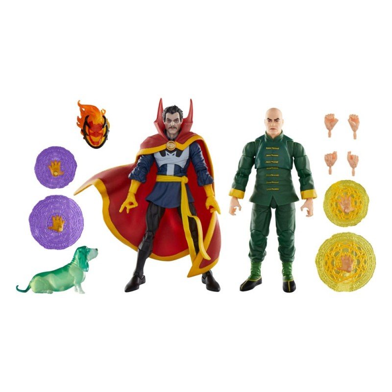 Doctor Strange Marvel Legends pack 3 figurine Doctor Strange, Wong & Bats 15 cm | 5010996246578