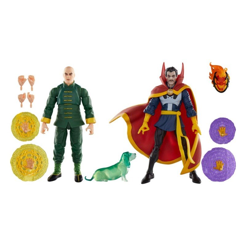 Doctor Strange Marvel Legends pack 3 figurine Doctor Strange, Wong & Bats 15 cm | 5010996246578