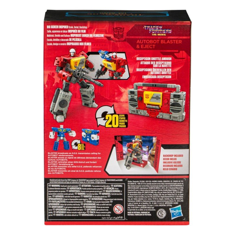 The Transformers: The Movie Generations Studio Series Voyager Class figurine Autobot Blaster & Eject 16 cm | 5010996211859