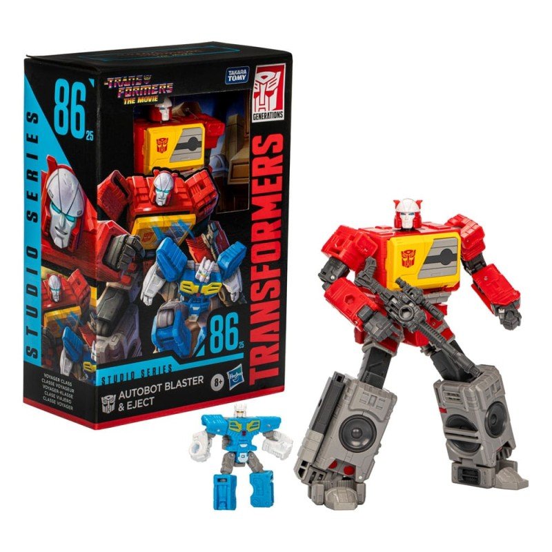The Transformers: The Movie Generations Studio Series Voyager Class figurine Autobot Blaster & Eject 16 cm | 5010996211859
