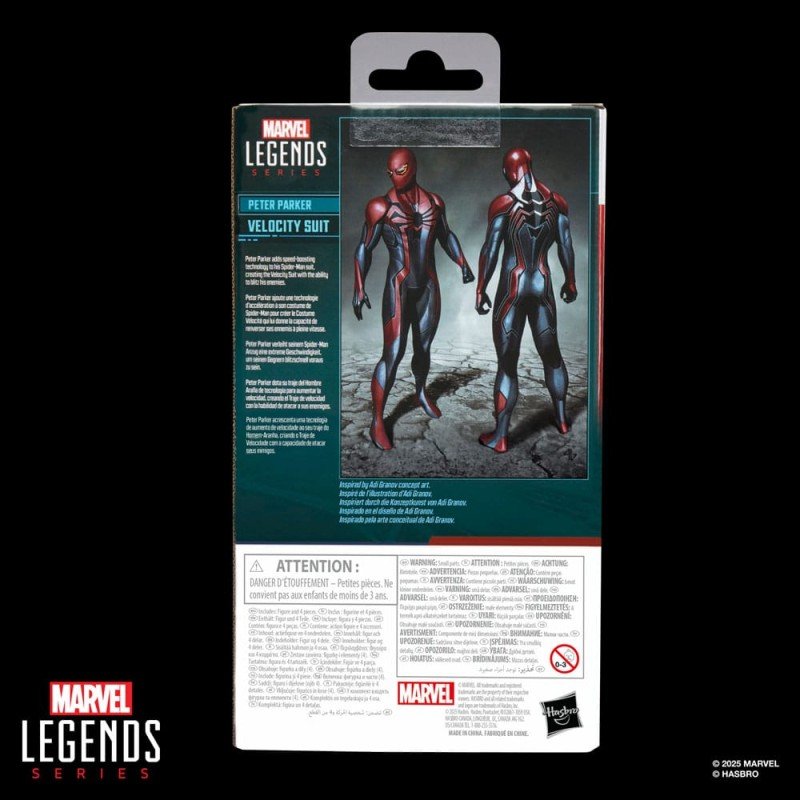 Spider-Man Marvel Legends Gamerverse figurine Peter Parker Velocity Suit 15 cm | 5010996322852