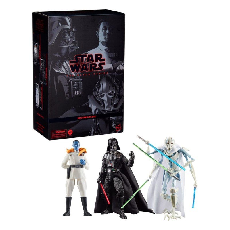 Star Wars Black Series pack 3 figurines Masters of Evil 15 cm | 5010996269454