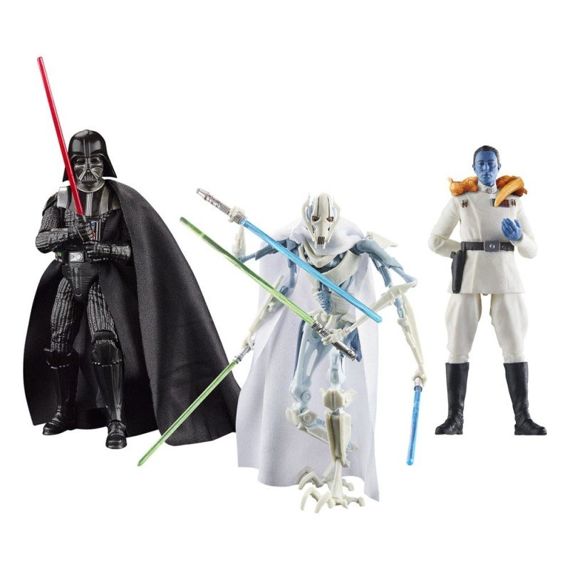 Star Wars Black Series pack 3 figurines Masters of Evil 15 cm | 5010996269454