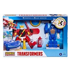 Sonic the Hedgehog x Transformers pack 2 figurines Wingtail & Blue Booster 13 cm | 5010996303615