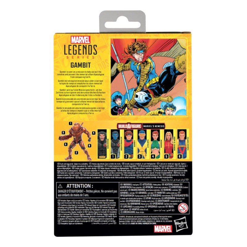 X-Men Marvel Legends figurine Gambit (BAF: Marvel's Nemesis) 15 cm | 5010996282903