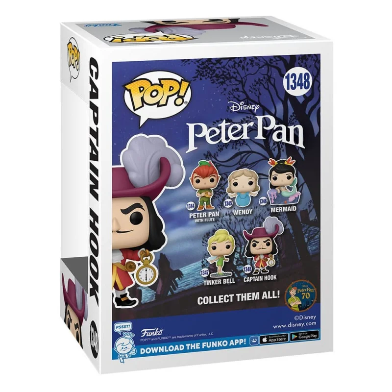 Disney Peter Pan 70th Anniversary Figurine Funko POP! Movie Vinyl Hook 9 cm | 889698706957