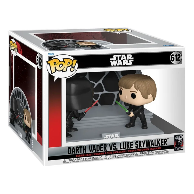 Star Wars Return of the Jedi 40th Anniversary Pack 2 figuren Funko POP! Moment Vinyl Luke vs Vader 9 cm | 889698707435