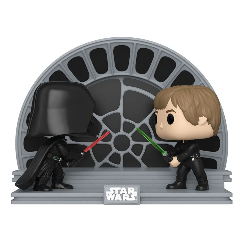 Star Wars Return of the Jedi 40th Anniversary Pack 2 Figurines Funko POP! Moment Vinyl Luke vs Vader 9 cm | 889698707435