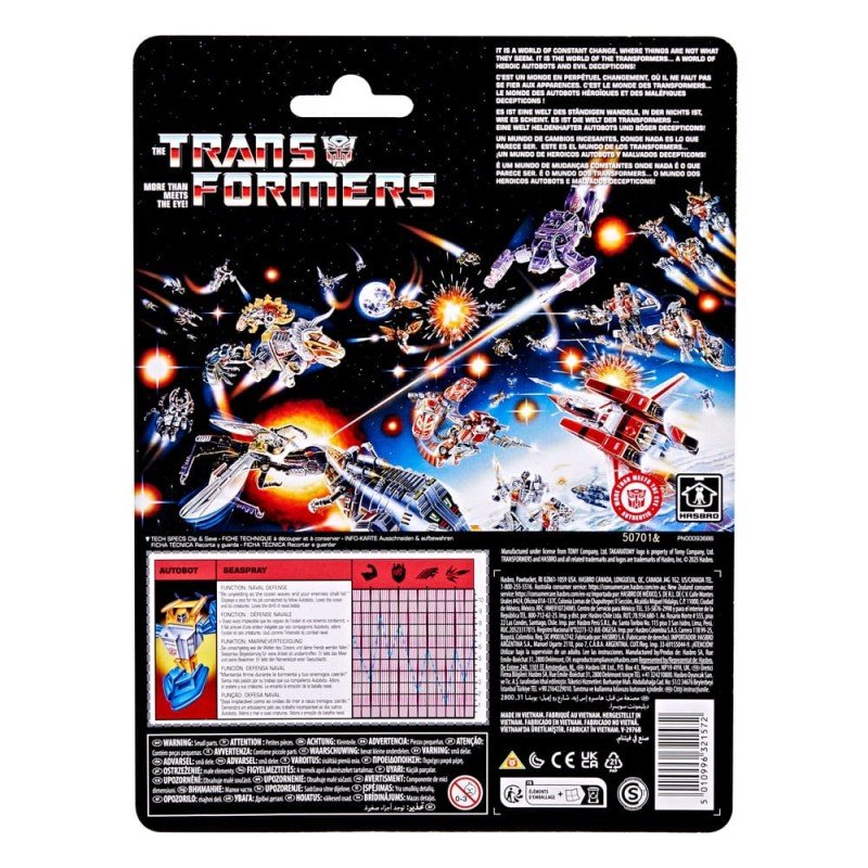 The Transformers Retro G1 figurine Autobot Seaspray 13 cm | 5010996321572