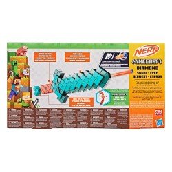 Minecraft NERF épée en diamant lance-fléchettes | 5010996319203