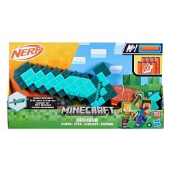 Minecraft NERF épée en diamant lance-fléchettes | 5010996319203