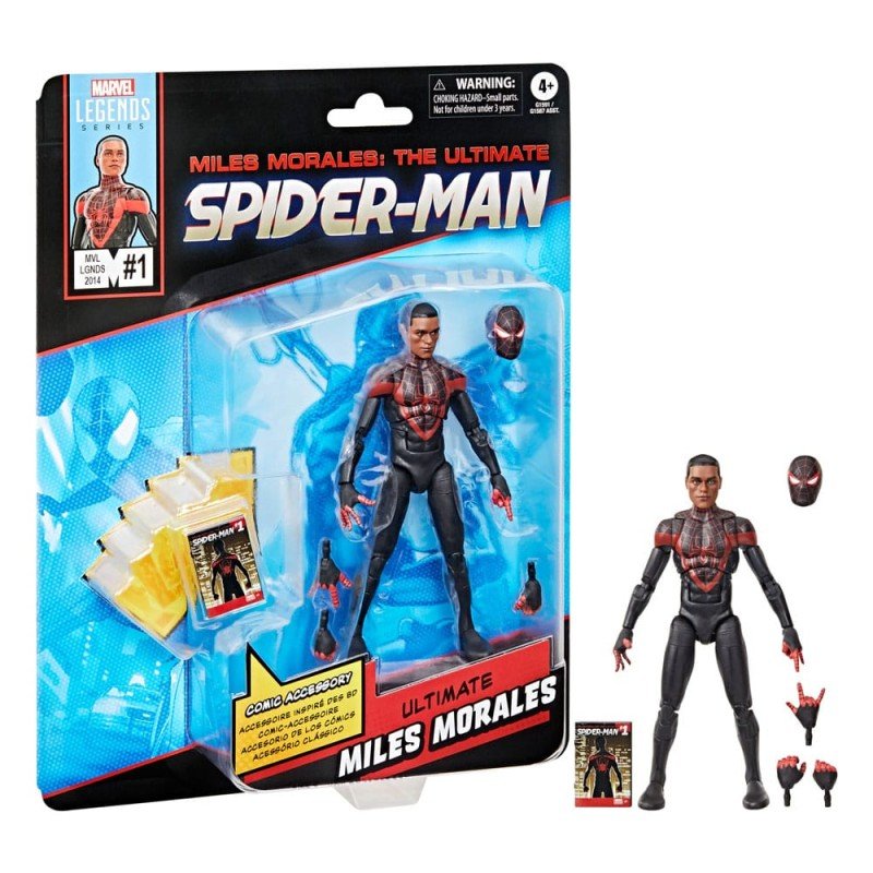 Miles Morales: The Ultimate Spider-Man Marvel Legends Action Figure Ultimate Miles Morales 15 cm | 5010996290946