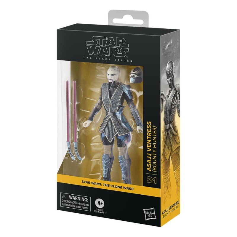 Star Wars: The Clone Wars Black Series figurine Asajj Ventress (Bounty Hunter) 15 cm | 5010996365989